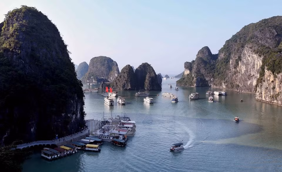 Ha Long Bay is located in the North East of Vietnam (Photo VNA)