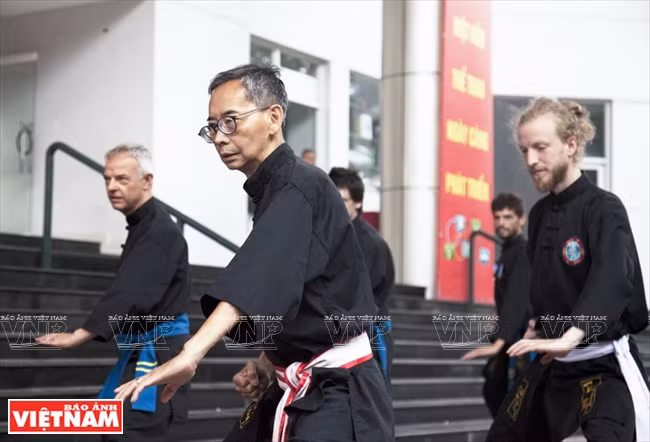 Learners of the martial arts gain better fitness, blood circulation and balance between Yin and Yang (Photo:VNA)