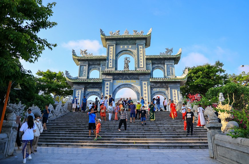 Linh Ung - Bai But Pagoda is a must-see destination for tourists visiting Da Nang. (Photo: Vietnam+)