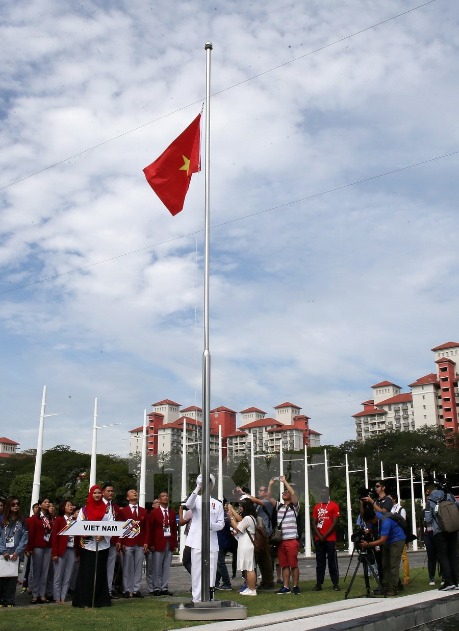 The Vietnamese delegation to the 29th SEA Games comprises 681 members, including 476 athletes (Photo: VNA)