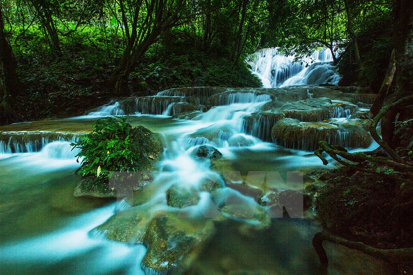 One day, the husband went to the forests to pick up medical herbs and never came back. Mo missed him so much that she looked for him in the forests and got lost. She died and turned into a waterfall now called 'Thac Mo'. (Source: VNA)