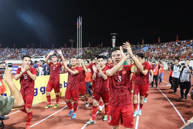 The result means Vietnam remain unbeaten in Group G with four points from two matches, while Malaysia have played one game more for a record of one win and two defeats (Photo:VNA)