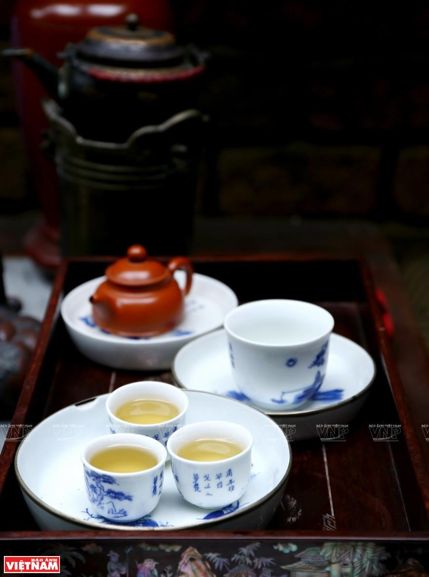 A traditional tea set (Photo:VNP/VNA)