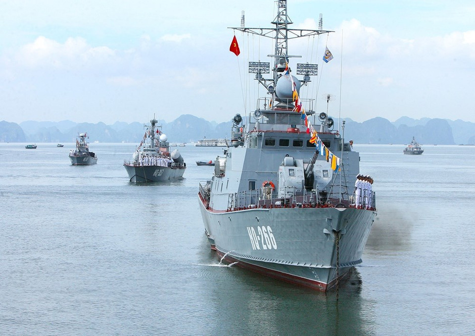 A battleship of the People’s Navy (Photo: VNA)