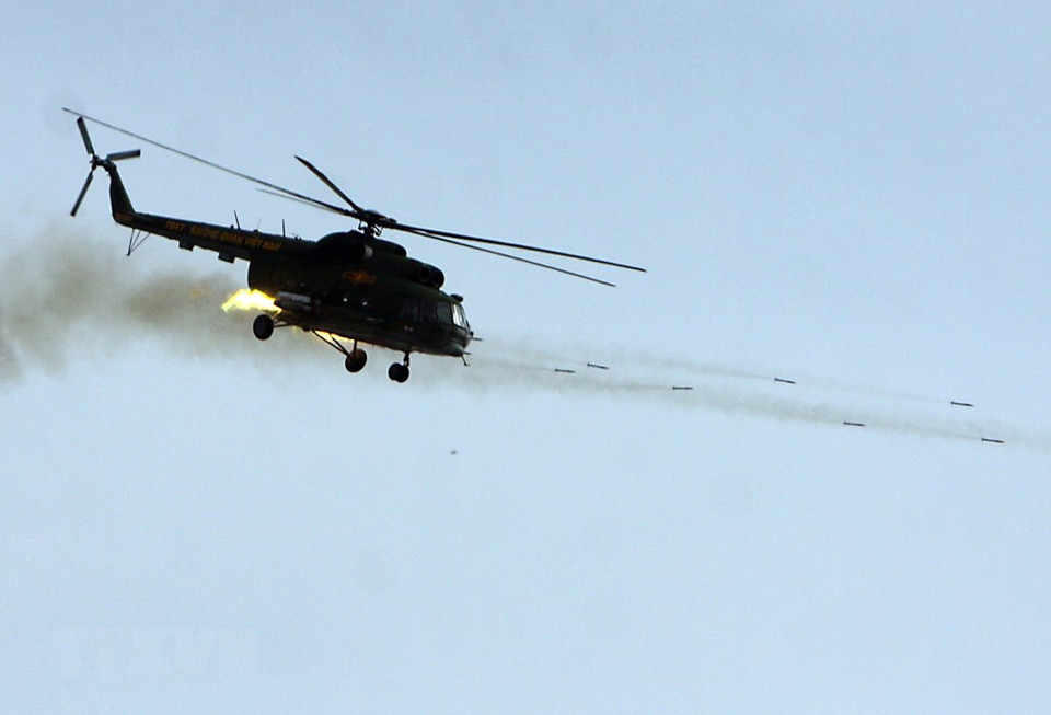 A combat aircraft owned by the Vietnamese People’s Army is in a drill (Photo: VNA)