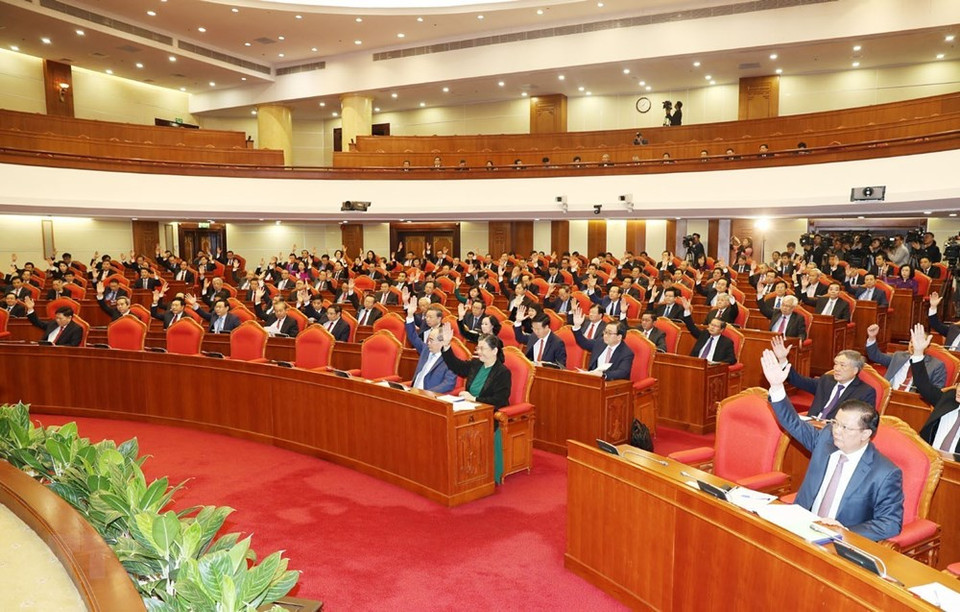 12th Party Central Committee’s ninth session (Photo: VNA)