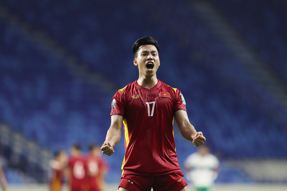 Vietnam then locks the fourth goal in the 74th minute with Vu Van Thanh's left foot. (Photo: VNA)