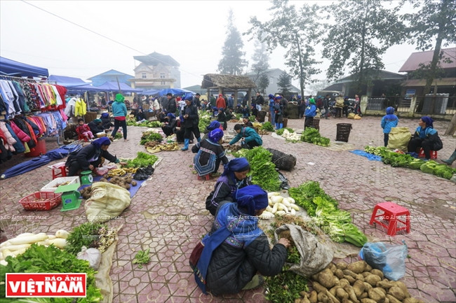 Y Ty is a market of four ethnic groups, Ha Nhi, Mong, Giay and Dao. (Photo: Vietnam Pictorial/VNA)