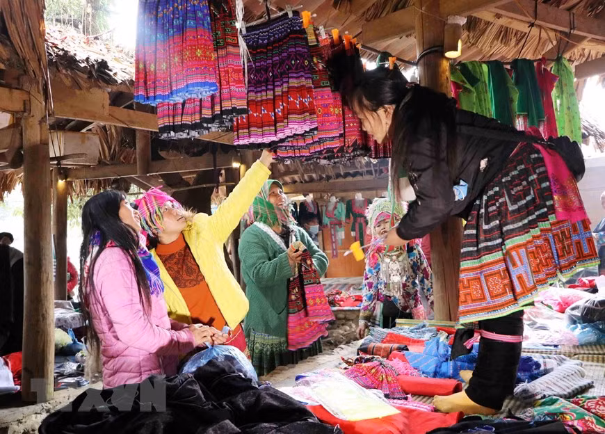 Sin Suoi Ho kermis in Sin Suoi Ho border commune, Phong Tho district, Lai Chau province (Photo: VNA)