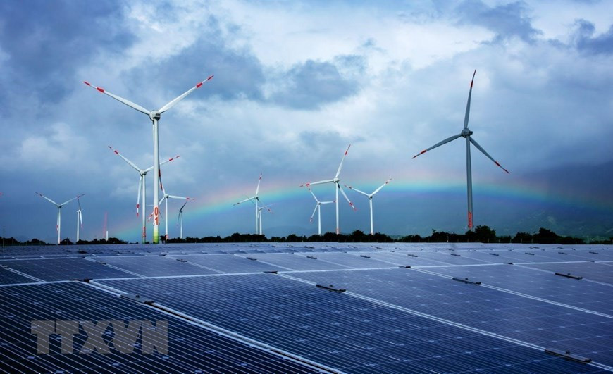 To date, Ninh Thuan province has granted investment decisions to 37 solar power and 15 wind power projects with a total capacity of over 3,342 MW. (Source: VNA)