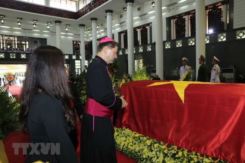The Vatican delegation (Photo: VNA)