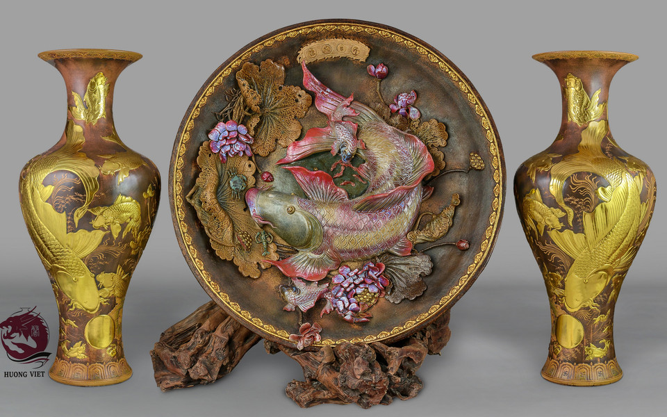 Nguyen Hung said he hopes to promote Vietnamese ceramics to more international audiences. (Photo: VNA) 