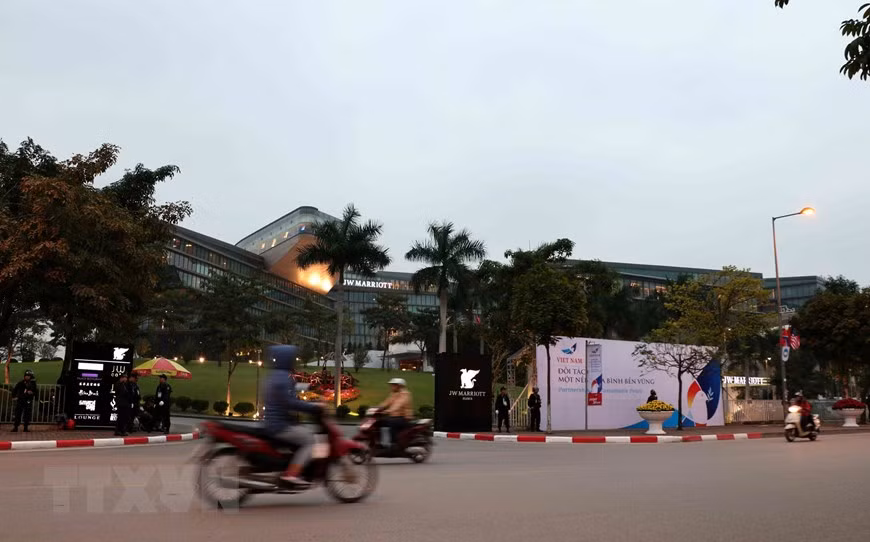 Outer area of JW Marriott Hotel (Photo:VNA) 