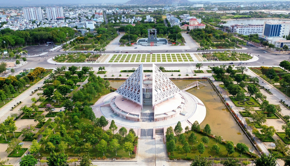 Phan Rang - Thap Cham city from above. (Photo: VNA)