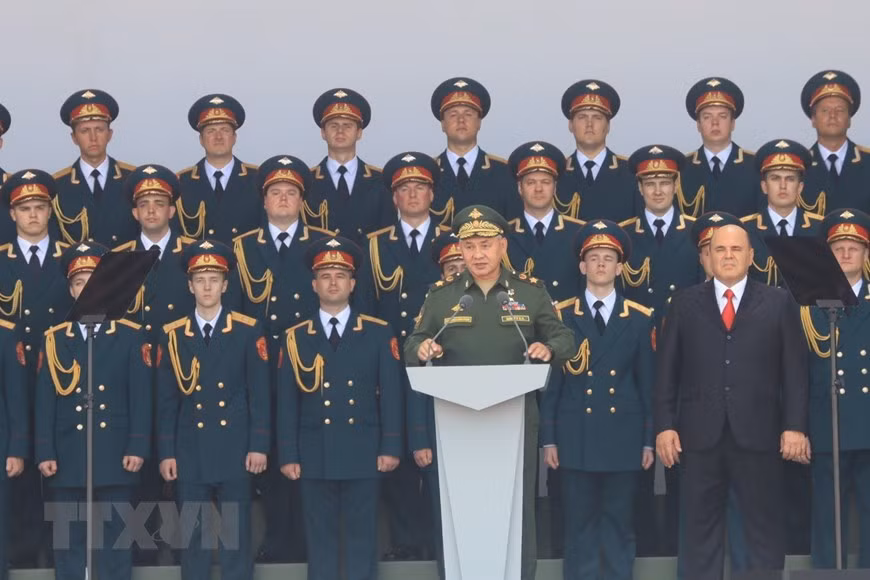 Sergey Shoigu, Minister of Defence of the Russian Federation, General of the Army delivers opening speech at the Army Games 2020 (Photo: VNA)