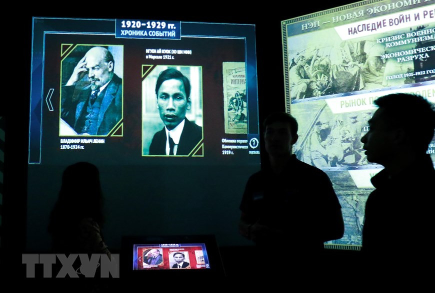 Photos of President Ho Chi Minh during his time in Moscow in 1920s (Photo: VNA)
