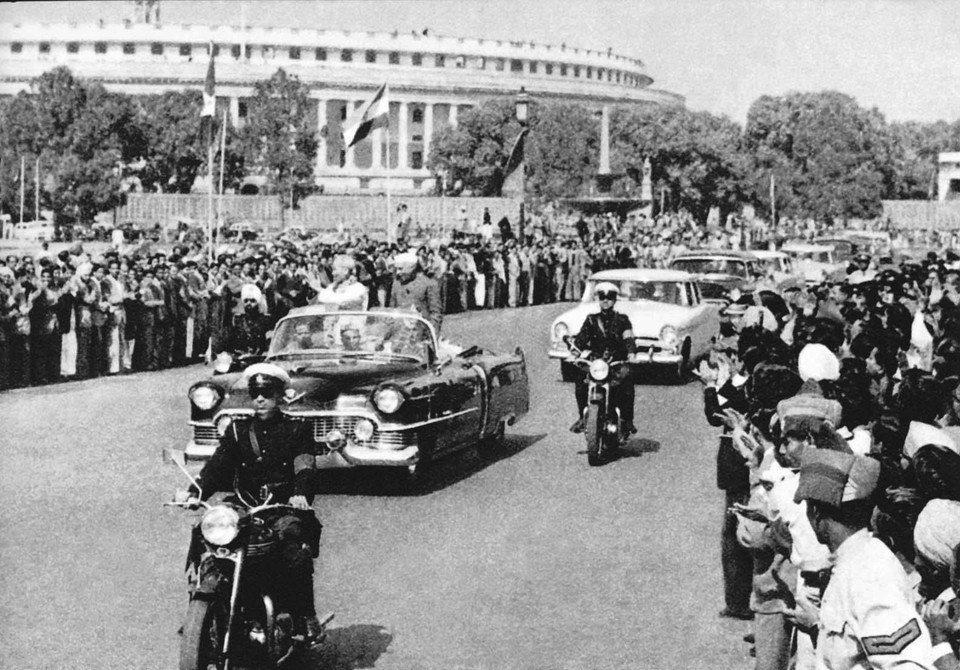 People of Delhi welcome President Ho Chi Minh during his friendship visit to India, February 4, 1958 (Photo: Archive)