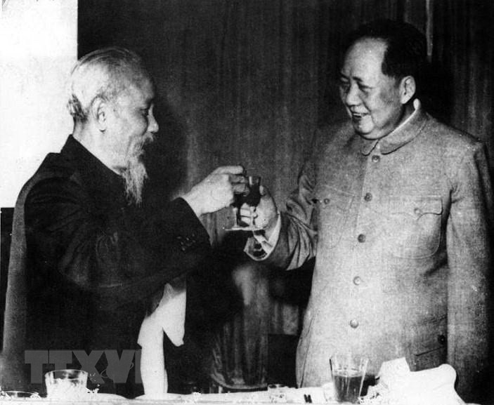President Ho Chi Minh and Chinese President Mao Zedong August 1957 (Photo: Archive)