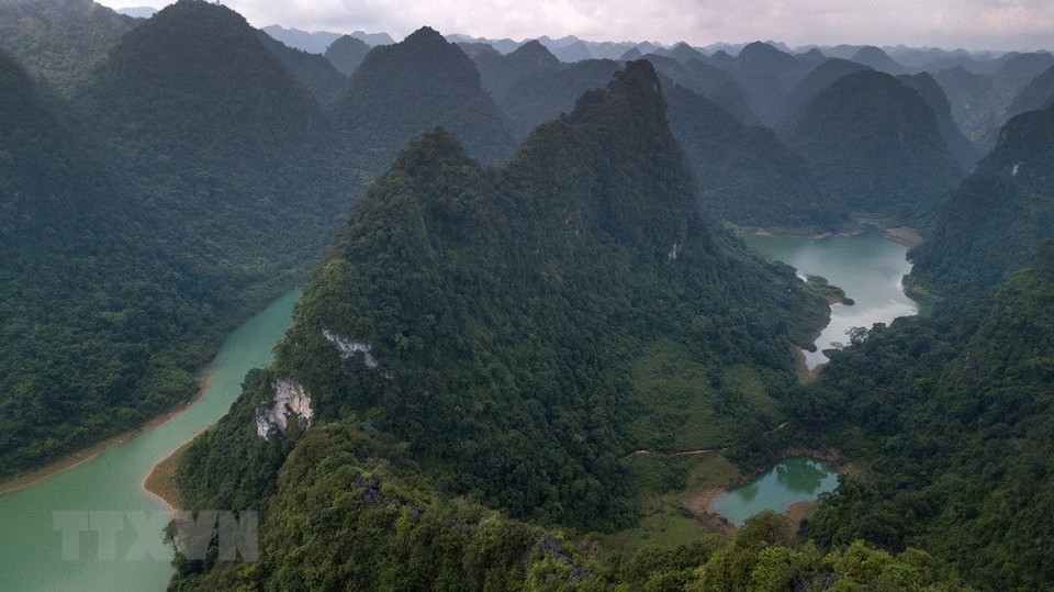 Non Nuoc Cao Bang in the northern border province of Cao Bang covers an area of 3,000 sq.km (Source: VNA)