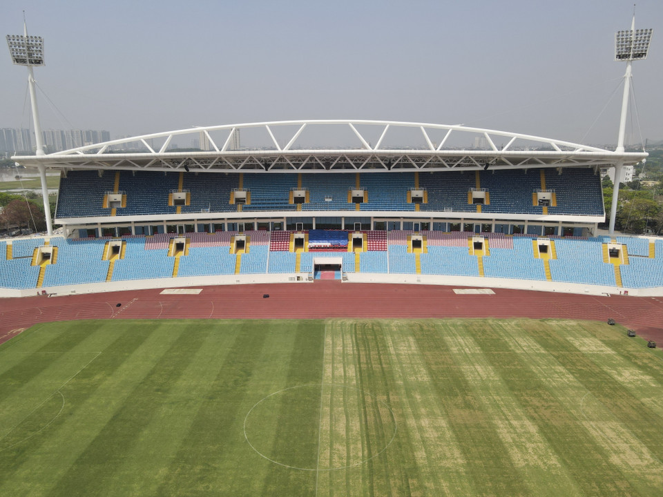 My Dinh National Stadium is a multi-use stadium in Nam Tu Liem district, Hanoi. It has a capacity of more than 40,000 and is the centrepiece of Vietnam’s National Sports Complex. (Photo: VNA)