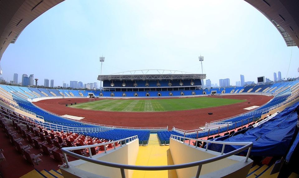 My Dinh Stadium in Hanoi will host the semi-finals and final of the SEA Games 31 football tournament as well as track and field events. (Photo: VNA)