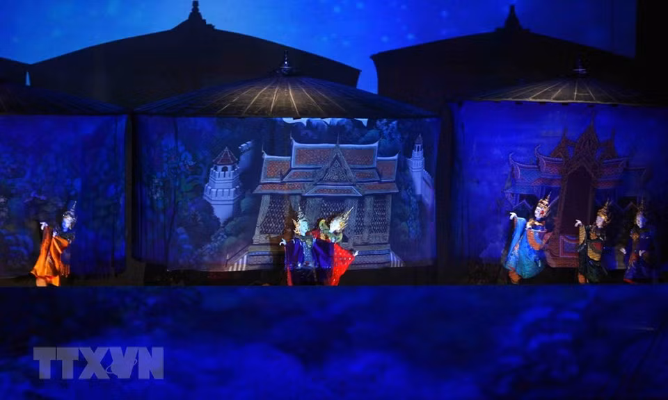 The performance 'Sacrifice' of Thailand (Photo: VNA)