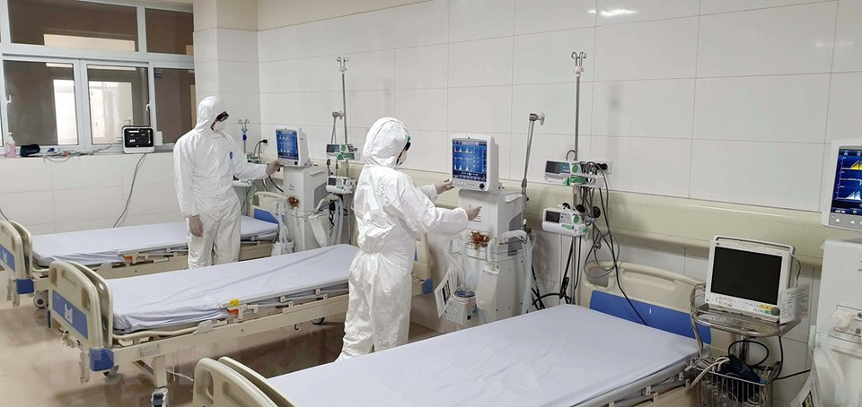 Quang Ninh province has set up a special hospital for isolation in Mong Cai city, ready to receive and isolate Chinese people entering Vietnam (Photo: VNA)