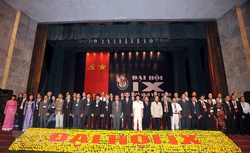 The Executive Board of the ninth National Congress of the Vietnam Journalists’ Association (Photo: VNA)