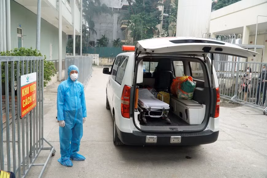 The baby tested positive for the virus on February 11 after her grandmother had contact with a coronavirus patient on January 22. The baby has been successfully treated and is charged from the hospital (Photo: Minh Hieu/Vietnam+)