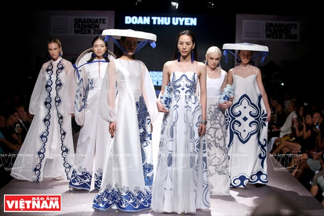 This design is part of the Vietnamese flavour collection inspired by traditional Chu Dau ceramics. (Photo: VNP/VNA)