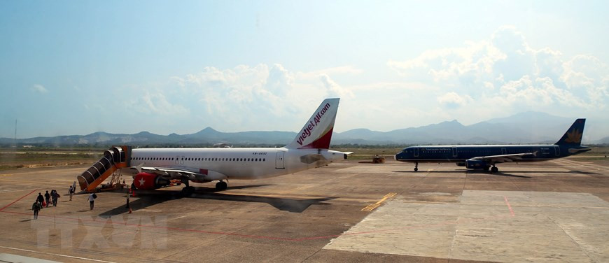 The operation of Chu Lai airport has created favourable conditions for economic development, especially in Chu Lai open economic zone (Photo:VNA)