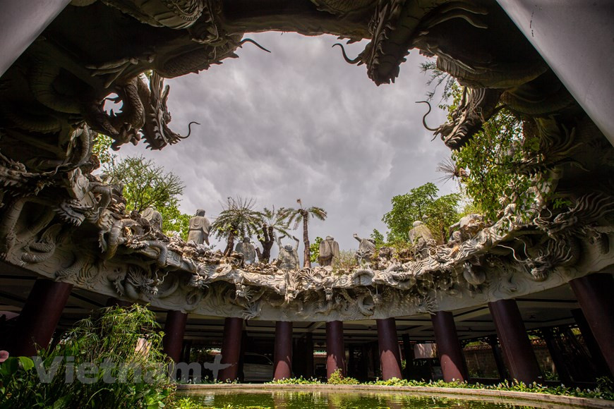 The pagoda is built in Oriental architecture style (Photo:VNA)