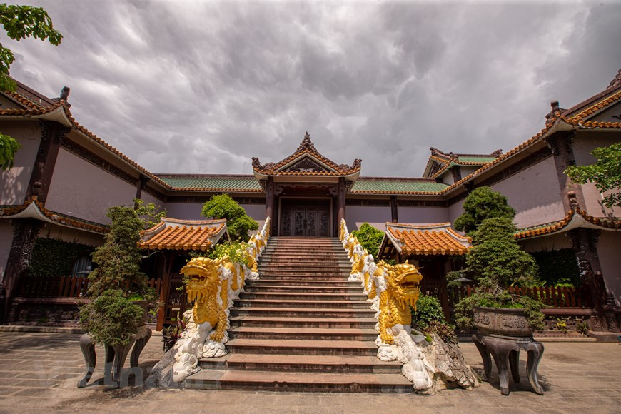 Thien Hung pagoda is one of the most attractive tourist destinations in Binh Dinh province (Photo: Minh Son/Vietnam+)
