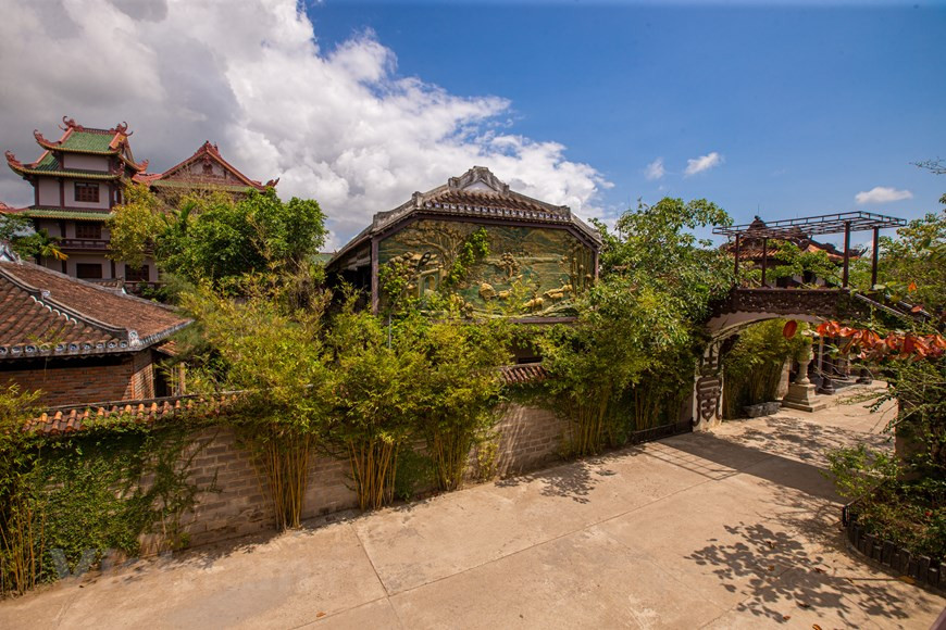 Thien Hung pagoda is distinguished for its impressive landscape (Photo: Minh Son/Vietnam+) 