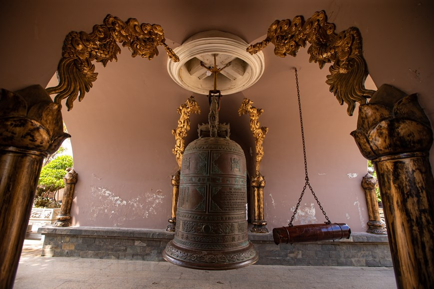 Thien Hung pagoda is not only a religious-cultural work but also an artistic painting by a talented artist (Photo: Minh Son/Vietnam+)