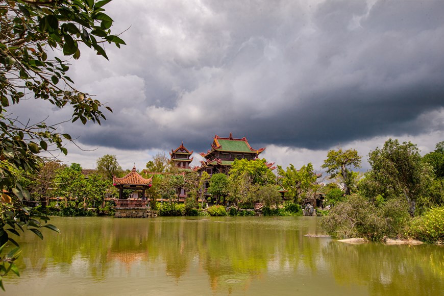 Thien Hung pagoda is distinguished for its impressive landscape and beautiful architecture (Photo: Minh Son/Vietnam+)
