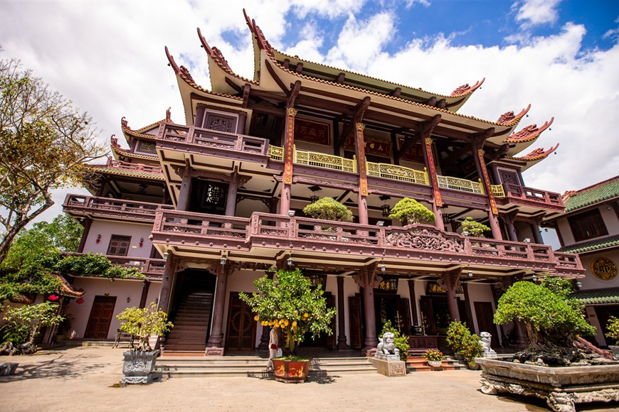 Thien Hung pagoda is one of the most attractive tourist destinations in Binh Dinh province (Photo: Minh Son/Vietnam+)