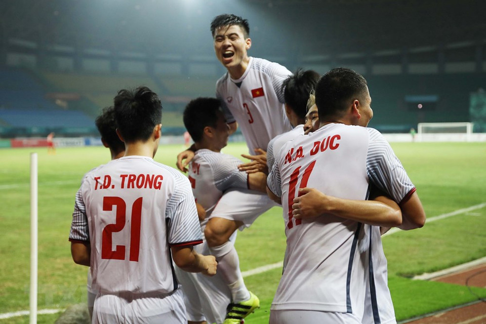 Vietnam will meet the Republic of Korea in the semifinal at 4 pm on August 29 (Photo: VNA)