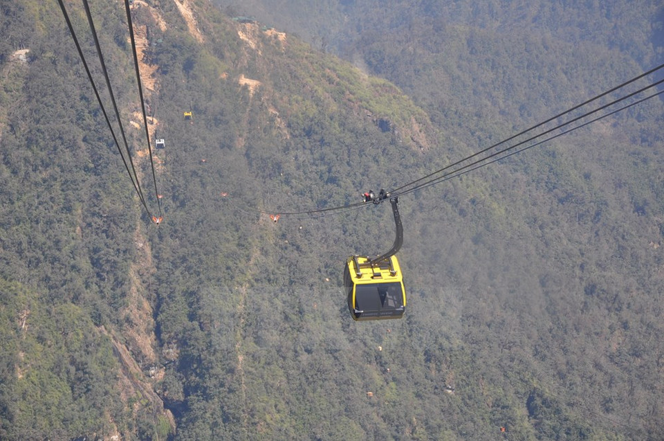 The world’s longest three-rope cable car system (Source: VNA)