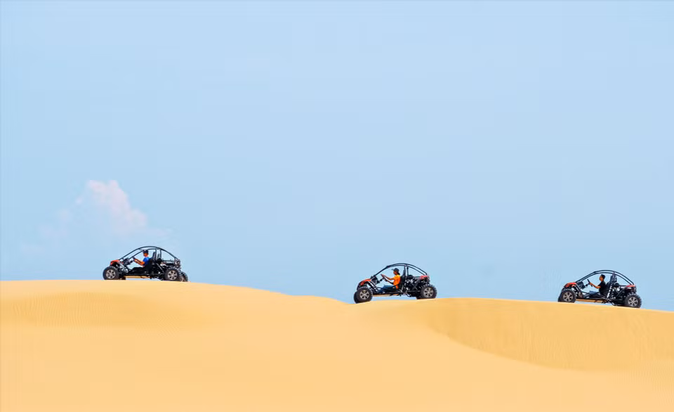 Conquering immense sand dunes gives visitors an indescribable feeling, like overcoming themselves and their fears. (Photo: VNP/VNA)