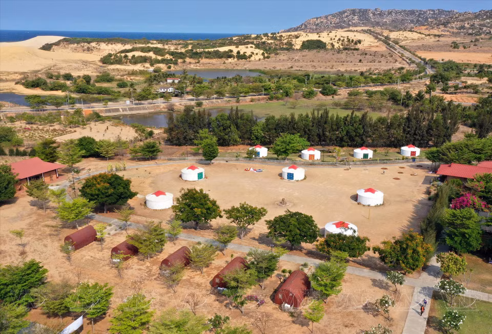 The 10-ha Tanyoli amusement park sits in Son Hai hamlet, Thuan Nam district, Ninh Thuan province. (Photo: VNP/VNA)