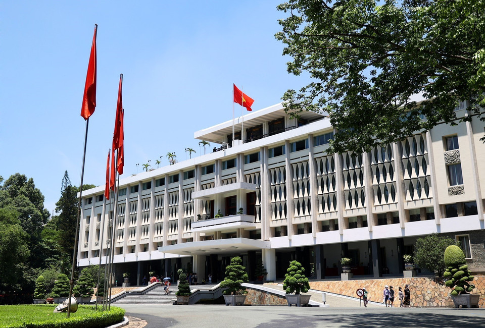 Independence Palace is a landmark in Ho Chi Minh City. It witnessed the moment of liberation of the South and the reunification of the country on April 30, 1975. (Photo: VNA)