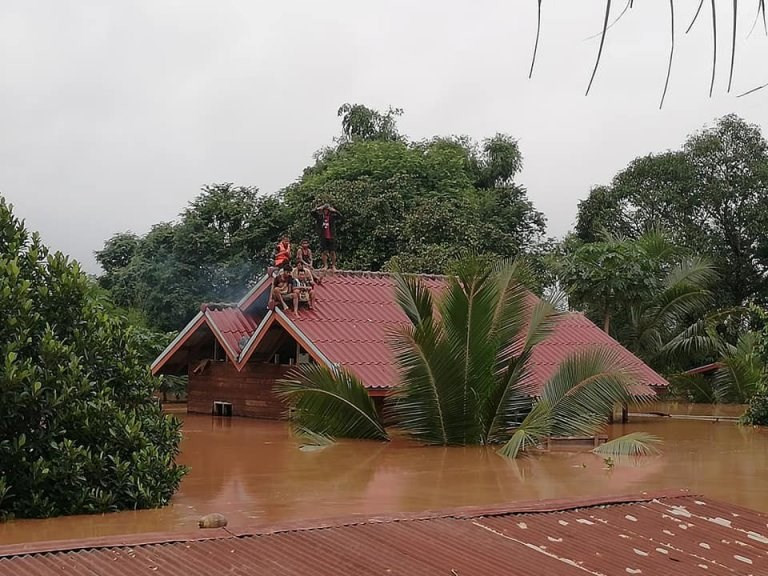 Six villages in Sanamxay district, namely Yai Thae, Hinlad, Mai, Thasengchan, Tha Hin and Samong, were entirely submerged. (Source: Attapeu Today)