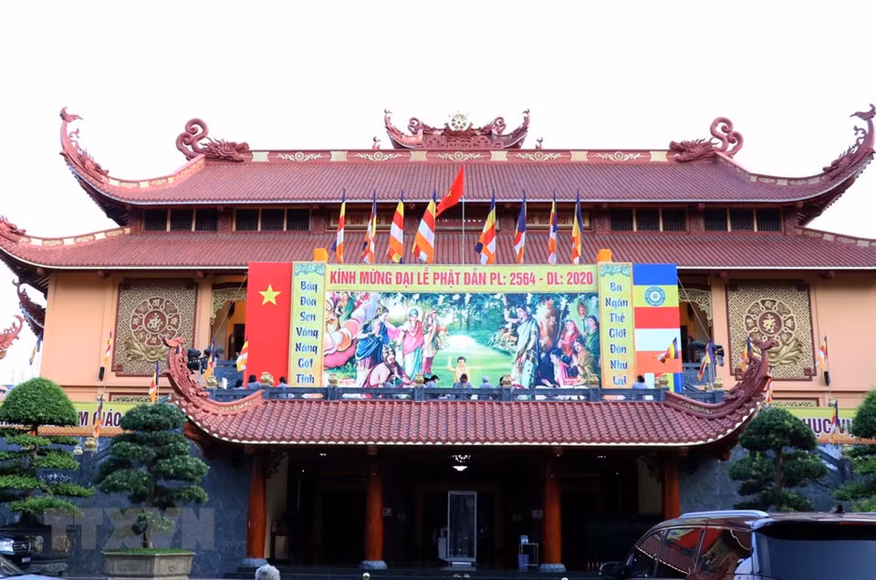 This year, there is no mass celebration during the event due to COVID-19 (Photo: VNA)