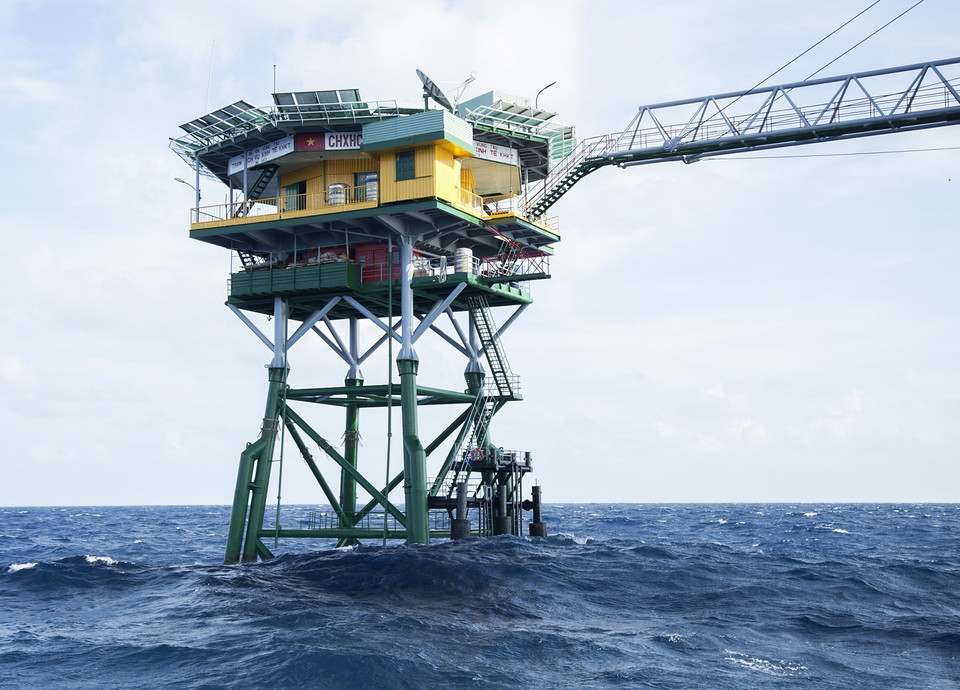 The DK1/21 on Ba Ke bank. (Photo: VNA)
