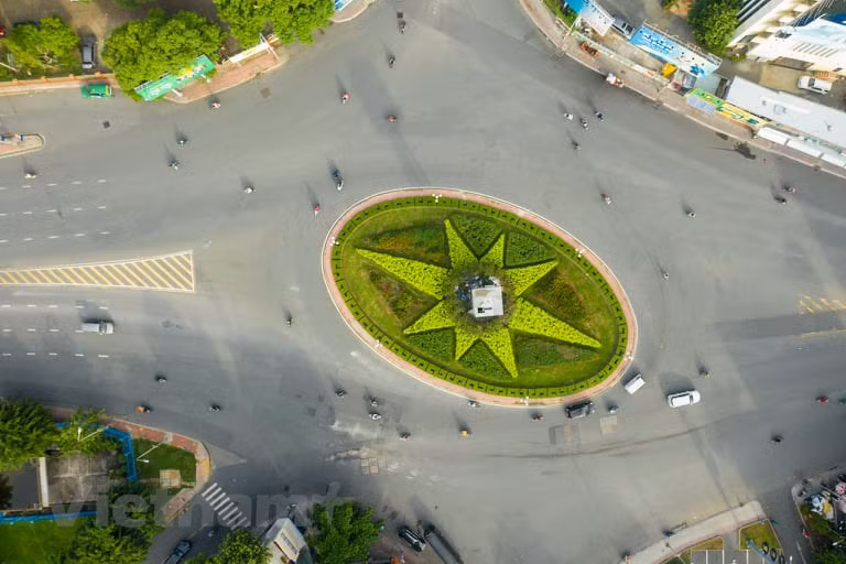 An aerial view of HCM City (Photo: Vietnamplus)