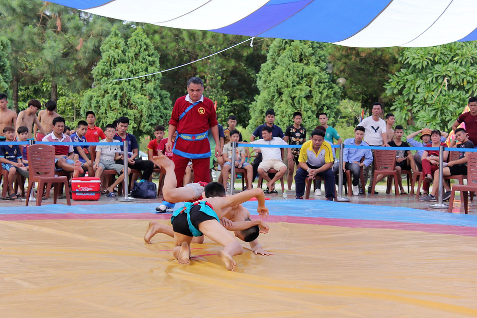 The martial art forms the backbone of Vietnamese rural community culture. (Photo: VNA)