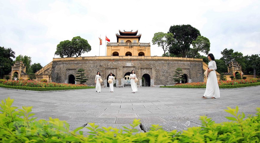 The Hanoi Imperial Citadel is the place where units under 308 Corps join together before taking over the capital on the morning of October 10, 1954. (Photo: VNA)