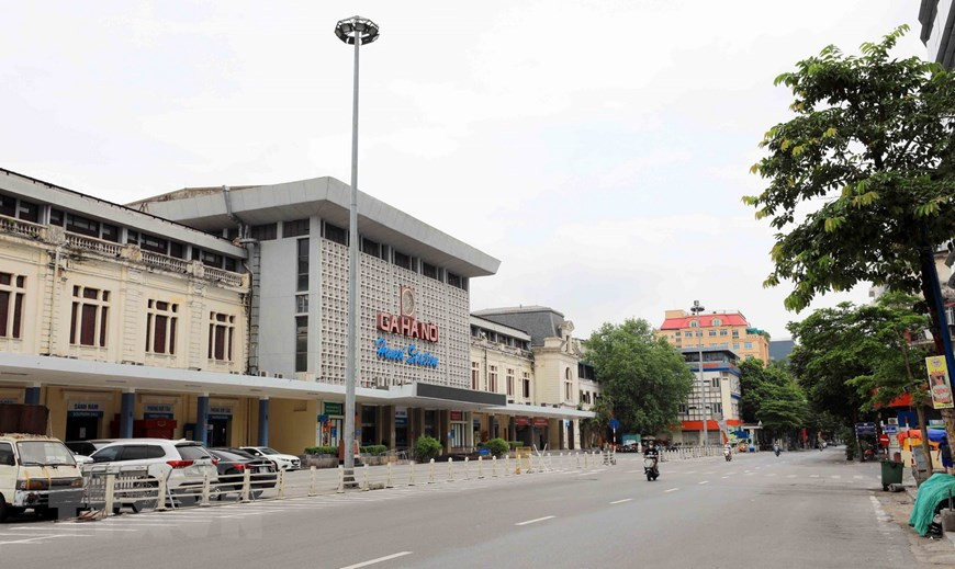Hanoi Railway Station is one of the first facilities that our forces took over from the French on the morning of October 9, 1954. (Photo: VNA)