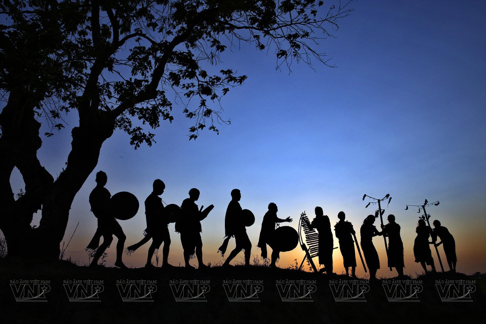 Gongs are a source of pride for ethnic minority communities in the Central Highlands. (Photo: VNP/VNA)